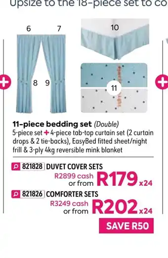 HomeChoice Aisha 11-Piece Bedding Set - Duvet Cover Sets offer