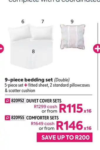 Jaden 9-Piece Bedding Set - Duvet Cover Sets