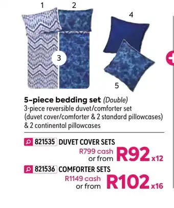 Omari 5-Piece Bedding Set - Duvet Cover Sets