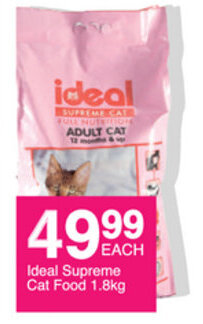 Save Ideal Supreme Cat Food 1.8kg offer