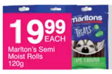 Save Marlton's Semi Moist Rolls 120g offer