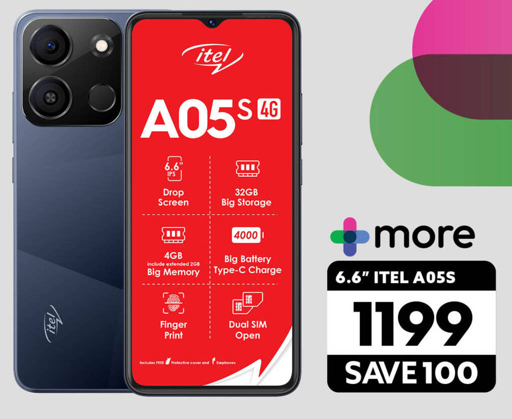 itel AO5s offer at Ackermans