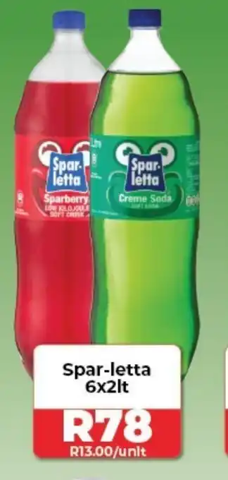 Spar-letta 6x2lt