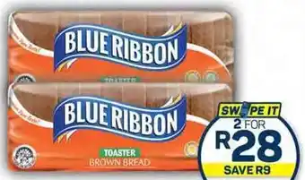 Pick n Pay Hypermarket Blue Ribbon Toaster Brown Bread 700g offer