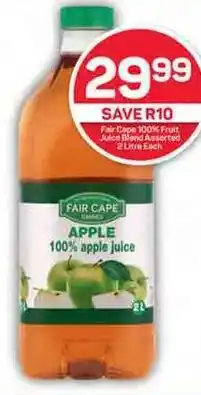 Pick n Pay Hypermarket Fair Cape 100% Fruit Juice Blend Assorted offer