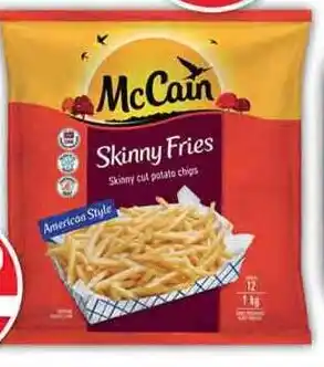 Pick n Pay Hypermarket McCain Skinny Fries Tkg or Slap Chips 1kg Each offer