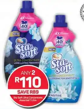 Pick n Pay Hypermarket Sta Soft Ultra Concentrate Assorted 1 Litre offer