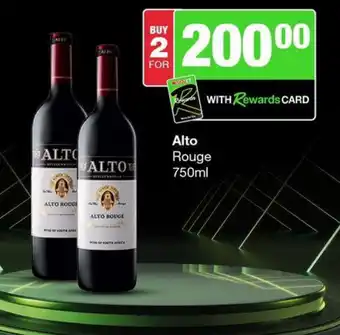 Spar Tops Alto Rouge 750ml offer