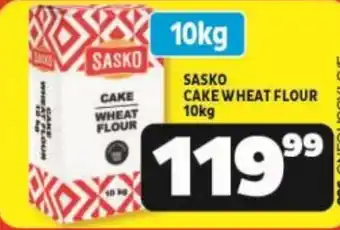 Usave SASKO CAKE WHEAT FLOUR 10kg offer