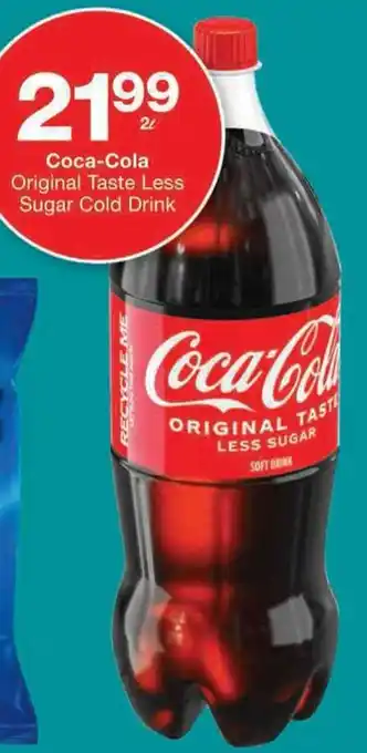 Checkers Coca-Cola Original Taste Less Sugar Cold Drink offer