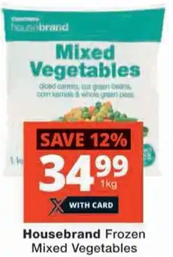 Checkers Housebrand Frozen Mixed Vegetables offer