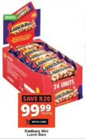 Checkers Hyper Cadbury Mix Lunch Bars offer