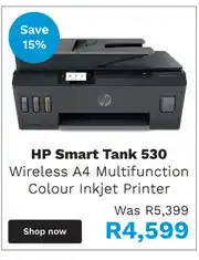 First Shop HP Smart Tank Printer 530 offer