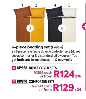 HomeChoice Kayden 6-Piece Bedding Set - Duvet Cover Sets offer