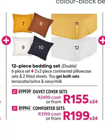 HomeChoice Kayden 12-Piece Bedding Sets - Duvet Cover Sets offer
