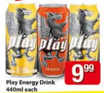 Check Save Play Energy Drink 440ml offer