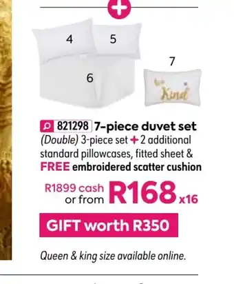 HomeChoice Bees 7-Piece Duvet Set offer