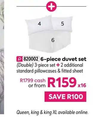 HomeChoice Proteas 6-Peas Duvet Set offer