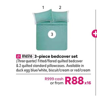 Calista 3-Piece Bedcover Set