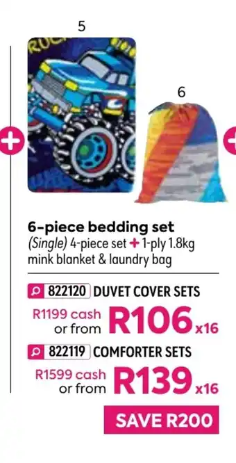 HomeChoice Monster Truck 6-Piece Bedding Set - Duvet Cover Sets offer