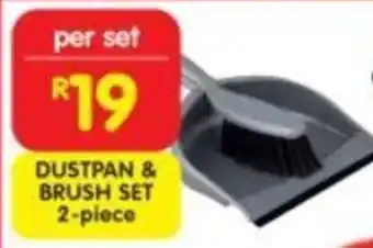 Shoprite DUSTPAN & BRUSH SET 2-piece offer