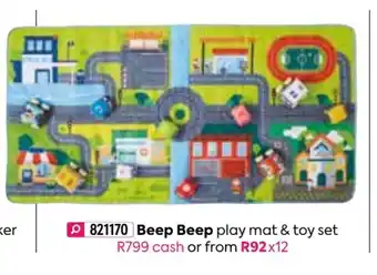 Beep Beep Play Mat & Toy Set