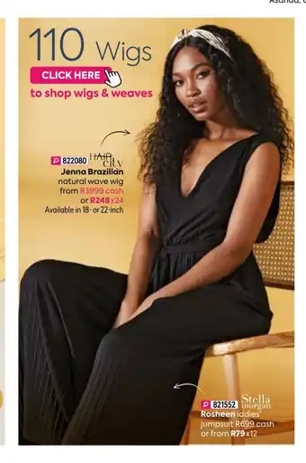 HomeChoice Jenna Brazillian Natural Wave Wig offer