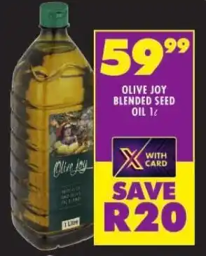 Shoprite OLIVE JOY BLENDED SEED OIL 1L offer