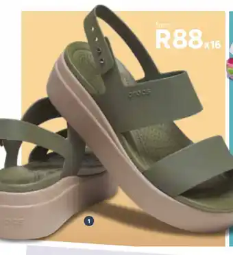HomeChoice Crocs Brooklyn Ladies Low Wedge offer