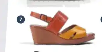HomeChoice Froggie Roma Ladies Leather Wedge Sandals offer