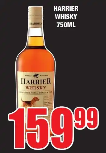 Boxer Liquors HARRIER WHISKY 750ML offer