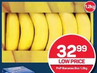 Pick n Pay PnP Bananas Box 1.2kg offer