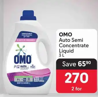 Makro OMO Auto Semi Concentrate Liquid 3 L offer