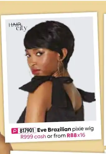 HomeChoice Eve Brazilian Pixie Wig offer