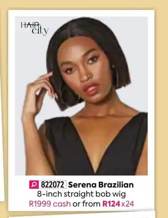 Serena Brazilian 8-inch Straight Bob Wig