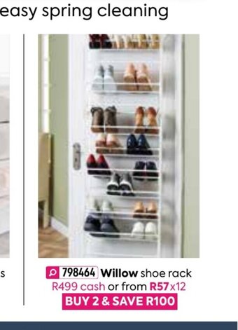 HomeChoice Willow Shoe Rack offer