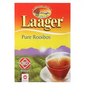 Laager Rooibos Tagless Tea Bags 80 Pack