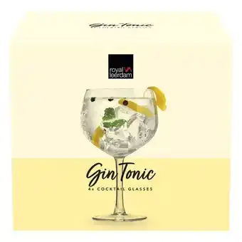 Pick n Pay Liquor Royal Leerdam Gin & Tonic Clear Cocktail Glass Set offer