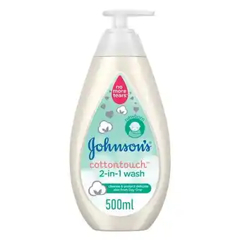 Pick n Pay Liquor Johnson's Cotton Touch Bath Wash 500ml offer