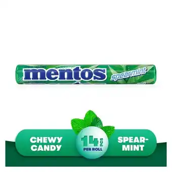 Pick n Pay Liquor Mentos Spearmint Roll 38g offer