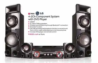 HomeChoice LG - 4-2Ch Component System with DVD Player offer