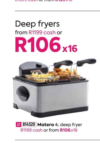 Matera 4L Deep Fryer