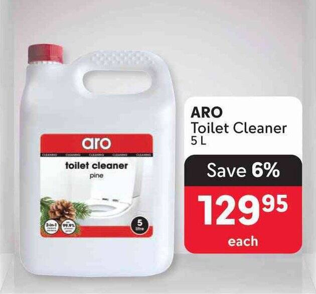 ARO Toilet Cleaner 5 L offer at Makro