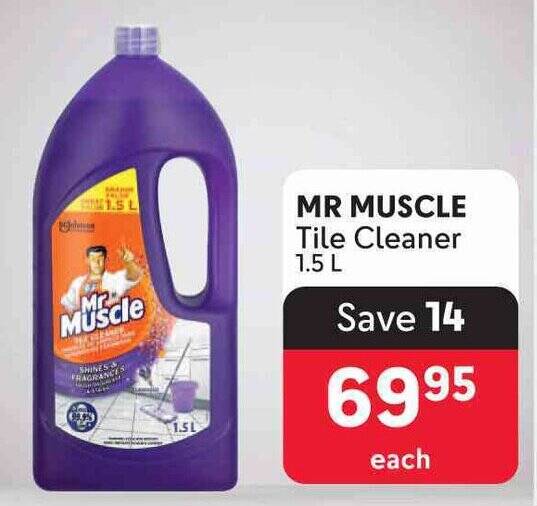 MR MUSCLE Tile Cleaner 1.5L offer at Makro