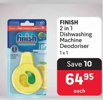 Makro FINISH 2 in 1 Dishwashing Machine Deodoriser 1x1 offer