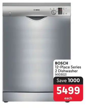 Makro BOSCH 12-Place Series 2 Dishwasher offer