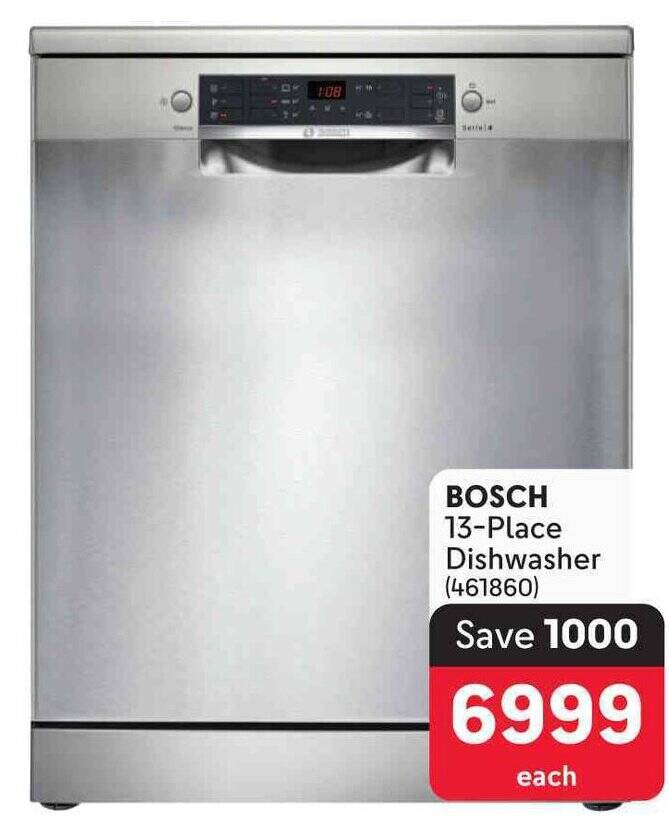 BOSCH 13Place Dishwasher offer at Makro