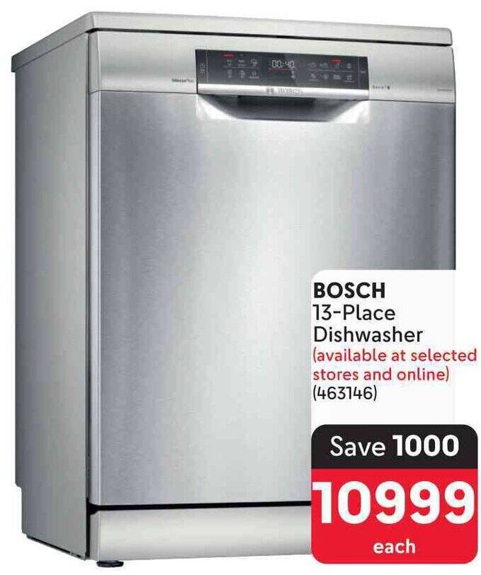 BOSCH 13Place Dishwasher offer at Makro