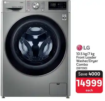 Makro LG 10.5 kg/7 kg Front Loader Washer/Dryer Combo offer