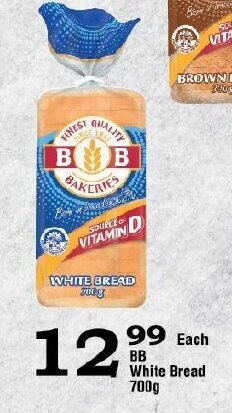 Oxford Freshmarket BB White Bread 700g offer